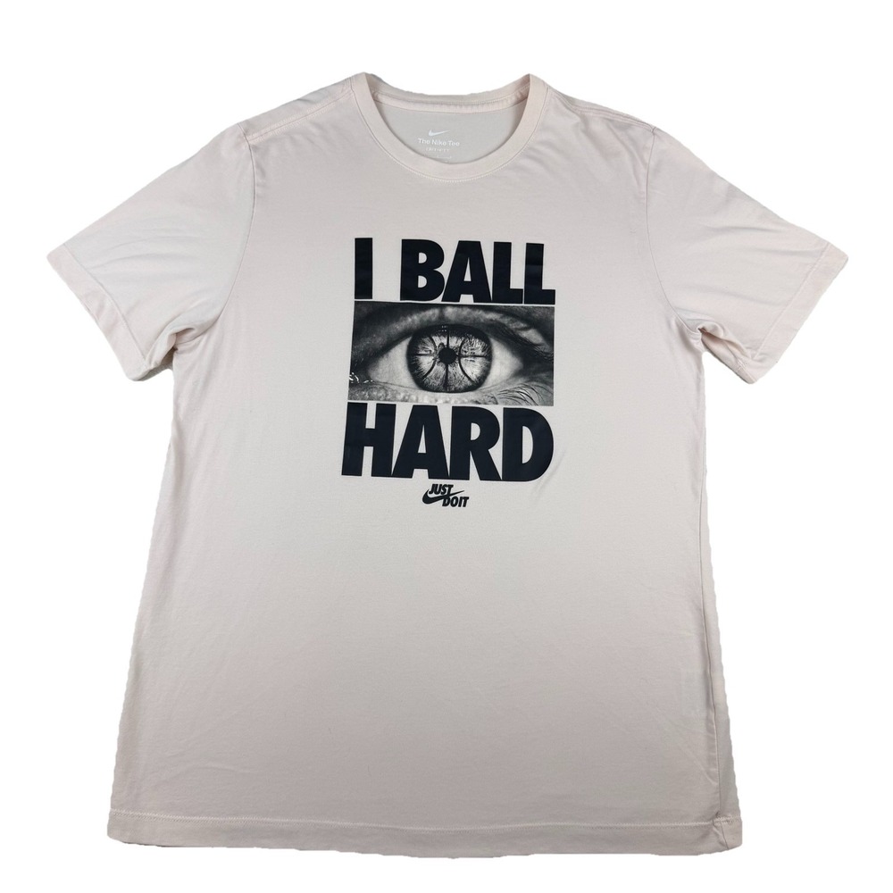 Nike Basketball T-Shirt Dri Fit Men's Guava Ice FJ2348-838 Size L
